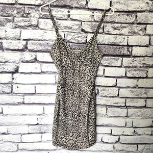 Snow Leopard Print Dress - S
